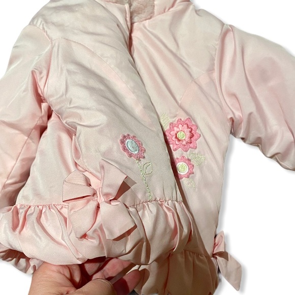 “Pretty in Pink” Fleece lined Jacket (24 months) - Picture 4 of 5